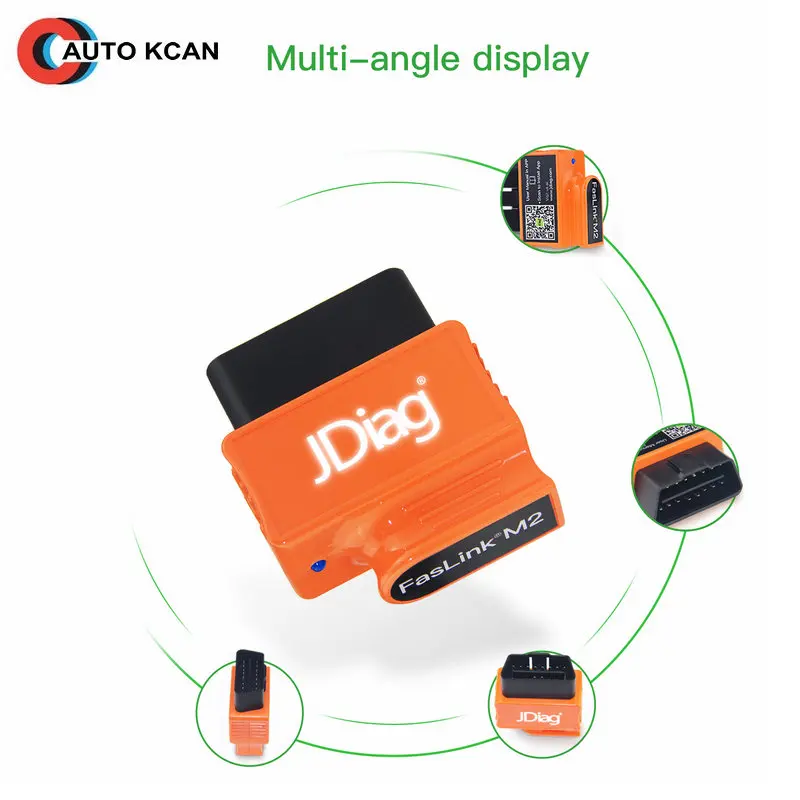 JDiag Faslink M2 Bluetooth 4,0 OBDII Автомобильный диагностический инструмент OBD2 автомобильный считыватель кода