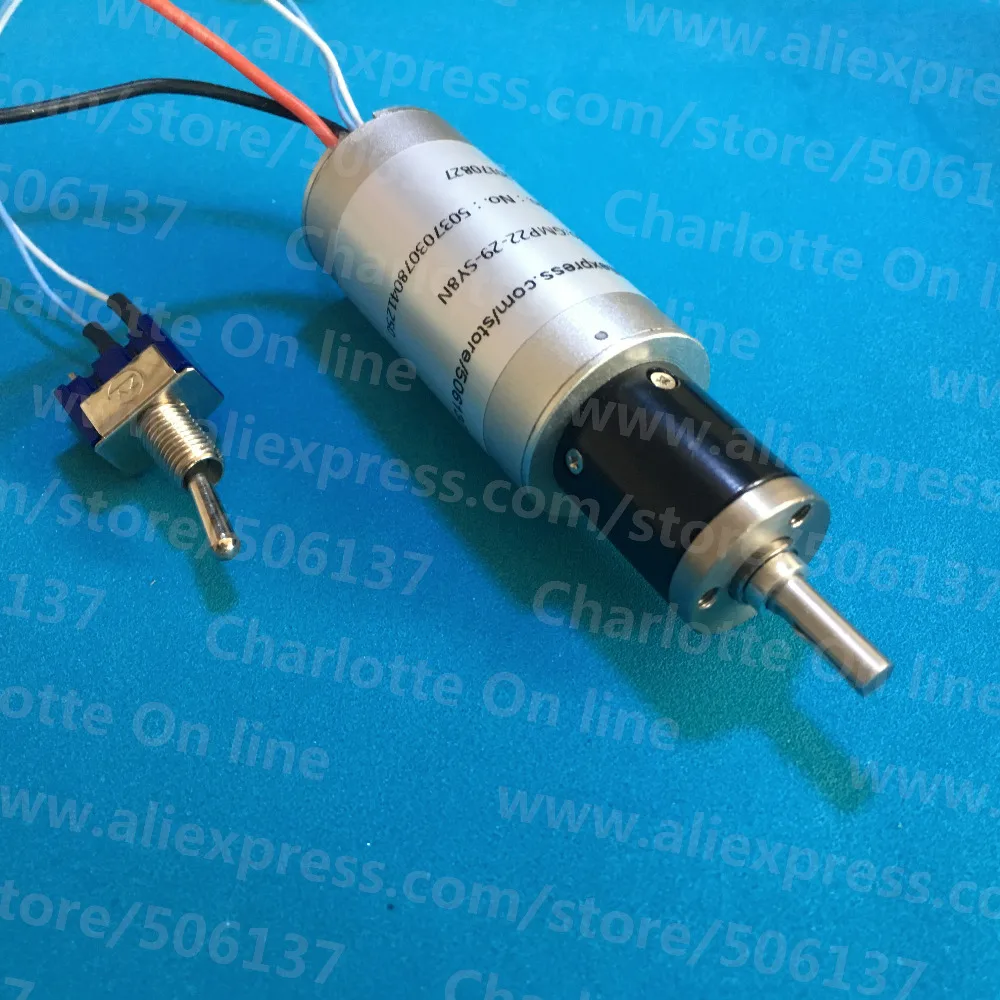 Ultra quiet Coreless motor Low noise BLDC gear motor 12V Brushless DC gear motor 612V