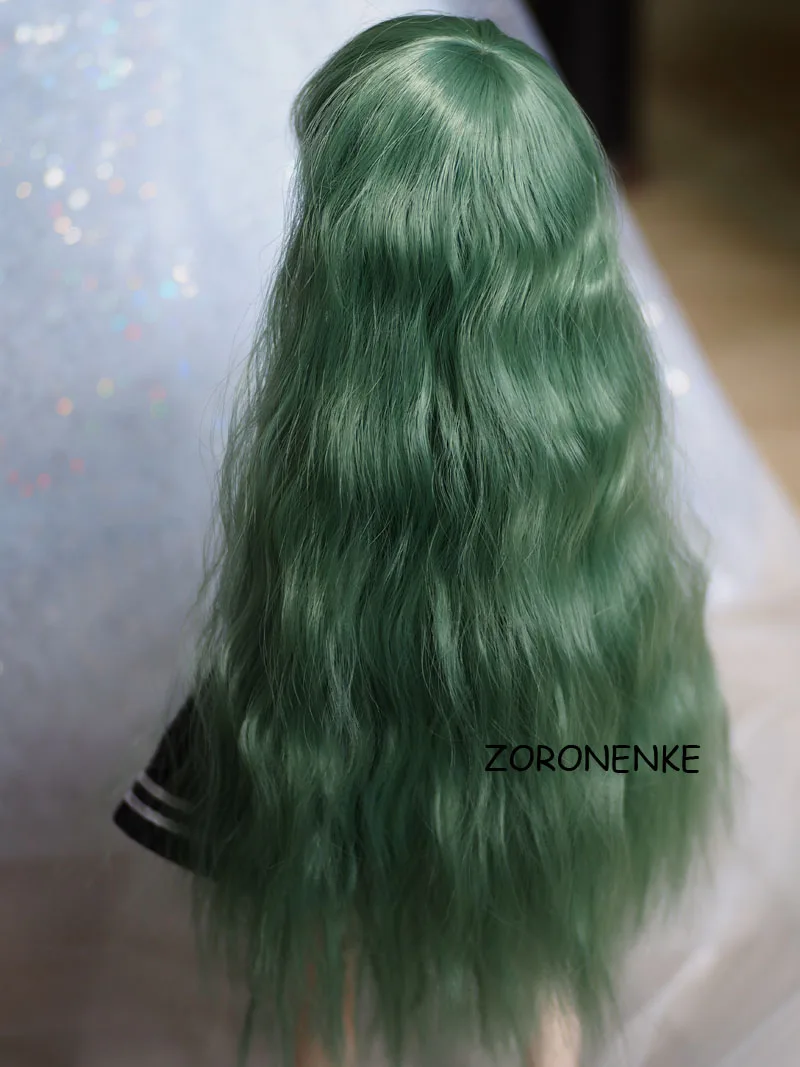 Куклы ZORONENKE 1/3 1/4 1/6 Bjd SD длинные парики из высокотемпературной проволоки зеленого