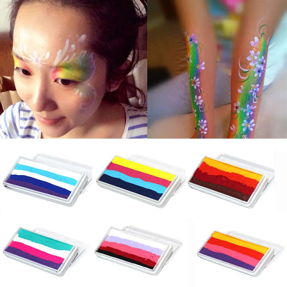 

YANQINA 30g Multicolor Face Body Art Paint Water-soluble Halloween Party Makeup Tool