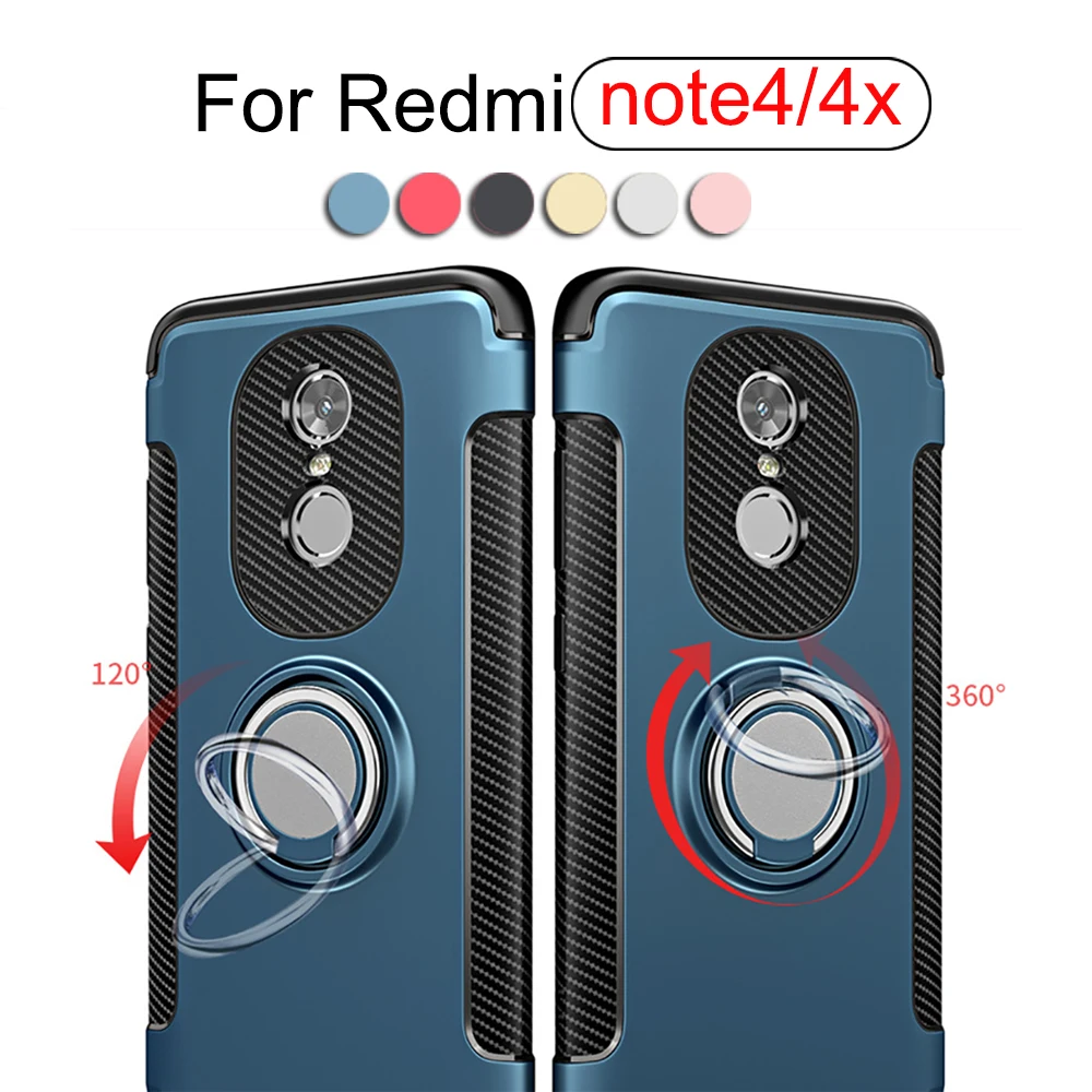 

note4 note4x case For xiaomi redmi note 4x case xiami xiomi xaomi xiao mi Ring case for xiaomi redmi note 4 4x cover 64gb 32gb