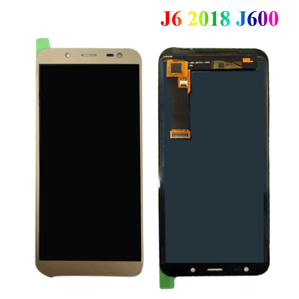 J600 LCD Screen For Samsung Galaxy J6 2018 J600 J600F J600G J600Y LCD Display Touch Screen Digitizer Assembly free shipping