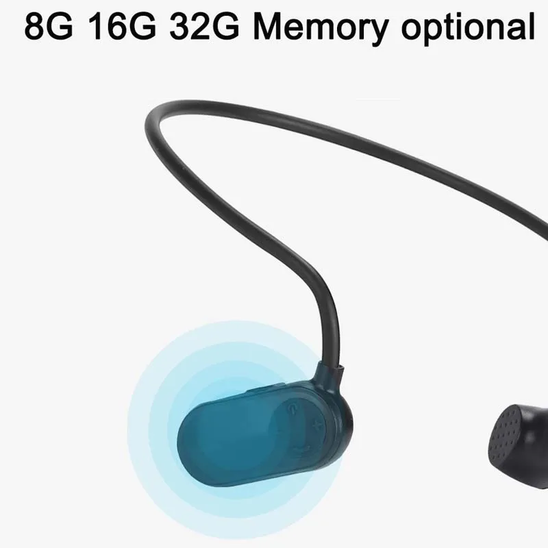 Volemer V30 костной проводимости HIFI MP3 плеер APT X + IP8 водонепроницаемый плавательный