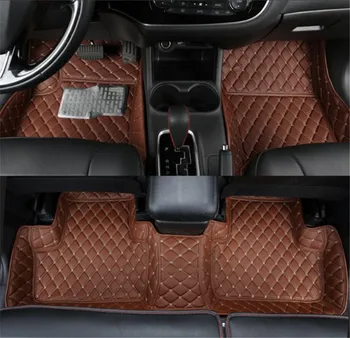

Car accessories Car interior fully surrounded by PU carpet mats For Mitsubishi Outlander 2013-2019 Car styling