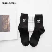 [COSPLACOOL] забавные Женские носочки в Корейском стиле с изображением ленивого кота, 5 цветов, милые эластичные носки для девочек, Calcetines Mujer