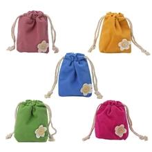 NoEnName_Null высококачественный тканевый мешочек с кулиской, Рождественский конфетный мешочек для ювелирных украшений, кошелек для монет, подарок