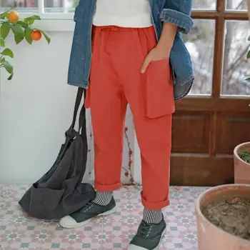 

2019 Korean style girls long pants spring fashion girls pants 4-9t A737