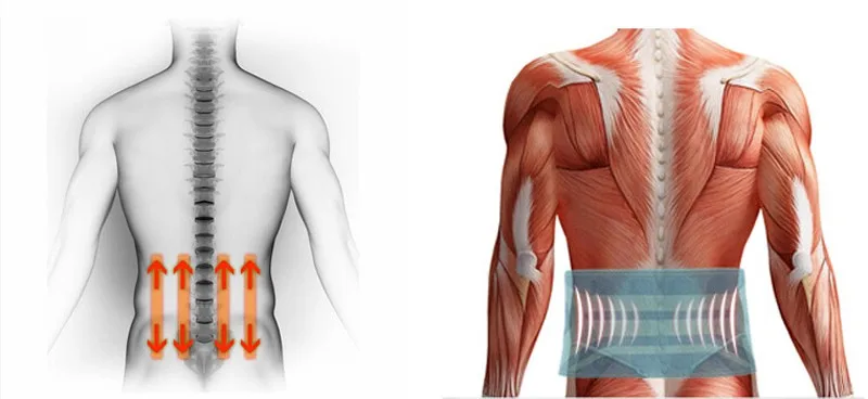 Высокое качество Рабочая талия поддержка спины пояс Поясничный Тяговый аппарат дизайн Корректор осанки Пояс корсет