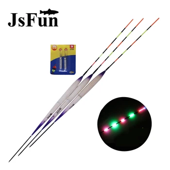 

10pcs Fishing Floats +10pcs CR425 battery Night Buoys Electronic Float Light stick Fishing Tackle Accessory X025