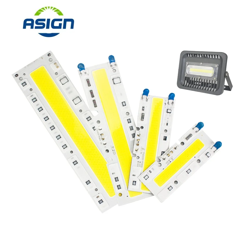 

High Power Led Floodlight Light Source Cob Integrated 30W 50W 100W 150W Led Lamp Chip 110V 220V 10000Lm Power Ic Driver DIY Spot