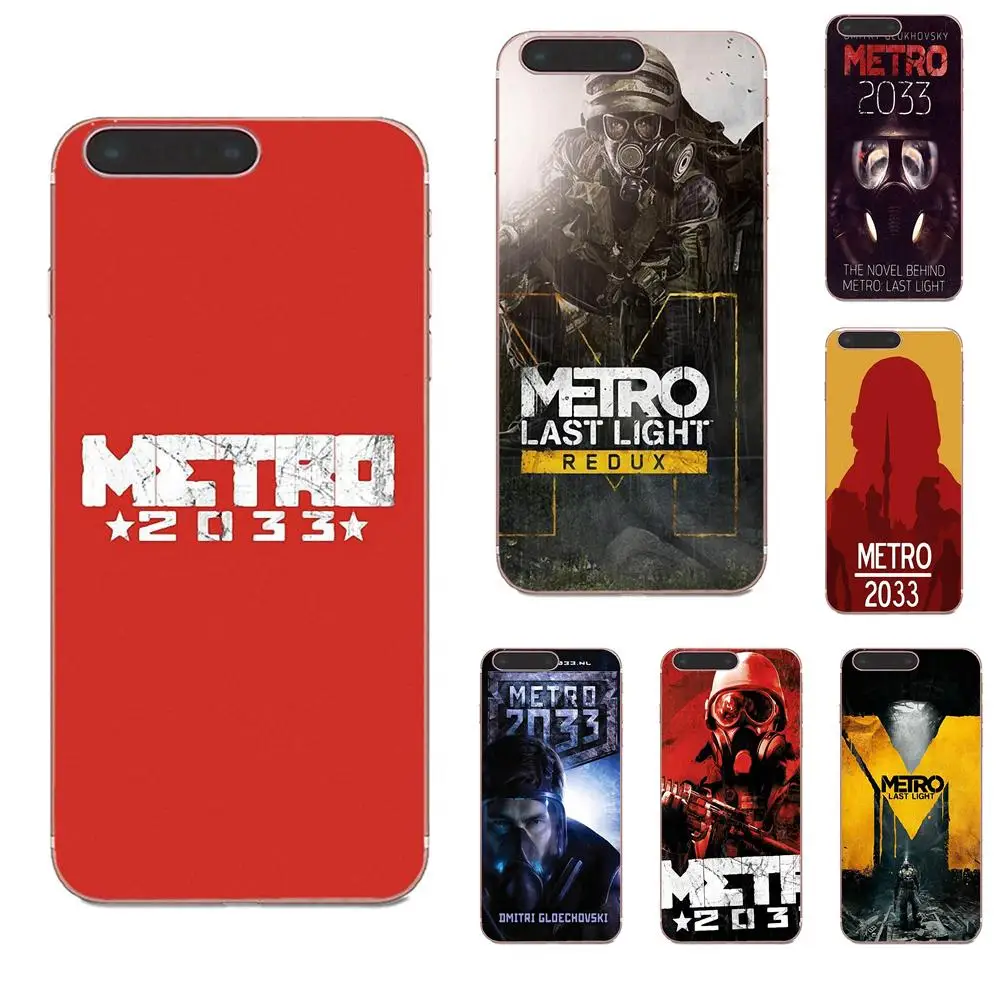 

For Xiaomi Redmi Mi Note 7 8 9 SE Pro Lite Go Play Soft Silicone TPU Transparent Fashion Cell Case Game Metro 2033