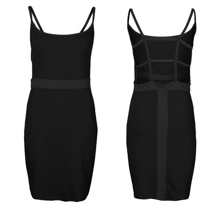 

2019 Summer Sexy Mini Dress Sling Strapless Women Sexy Backless Club Party Bodysuit Clubwear Strap Dress
