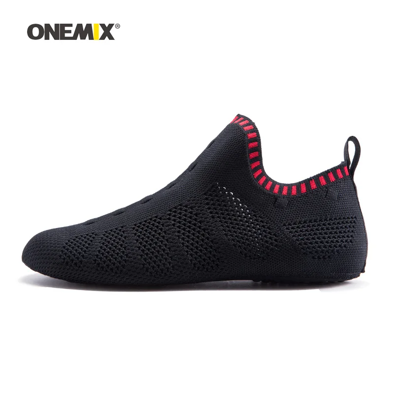 ONEMIX/; мужские летние туфли для активного отдыха; женская обувь для активного отдыха; обувь для водных видов спорта; пляжные сандалии; Прогулочные кроссовки; носки для йоги; обувь «сделай сам» - Цвет: Black Red C