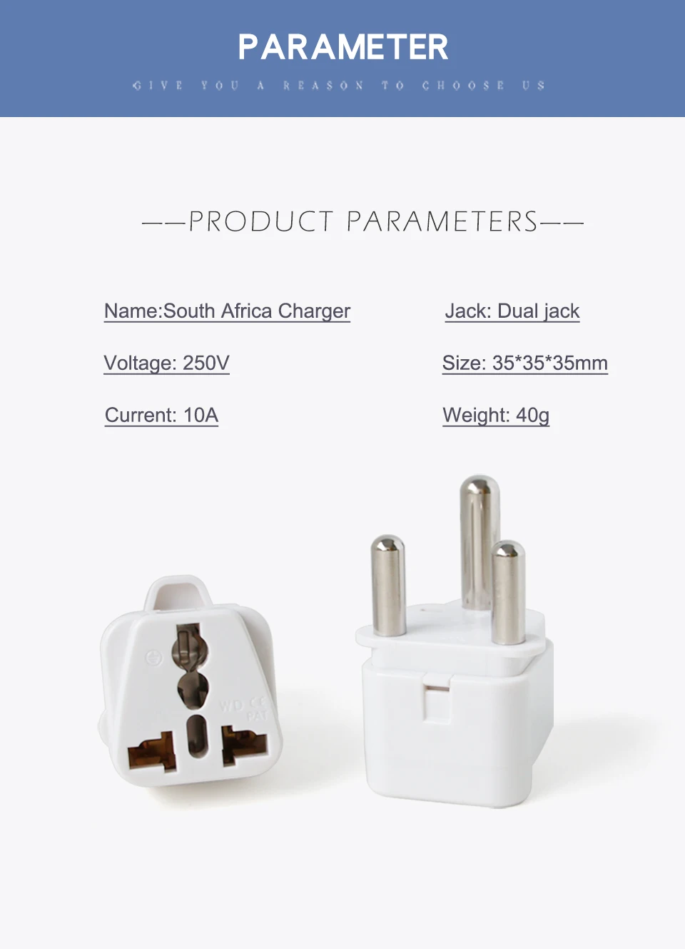 South African Conversion Plug Travel in Nepal Sri Lanka India Universal UKUSEUAU to Large South Africa Plug Outlet Adapter (7)