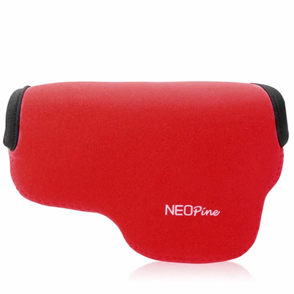Red Неопрен Камера чехол сумка для цифровой камеры Olympus PEN E-PL10 EPL 10 E-PL9 EPL9 E-PL8 E-PL7 с 14-42 мм F3.5-5.6 - Цвет: Red