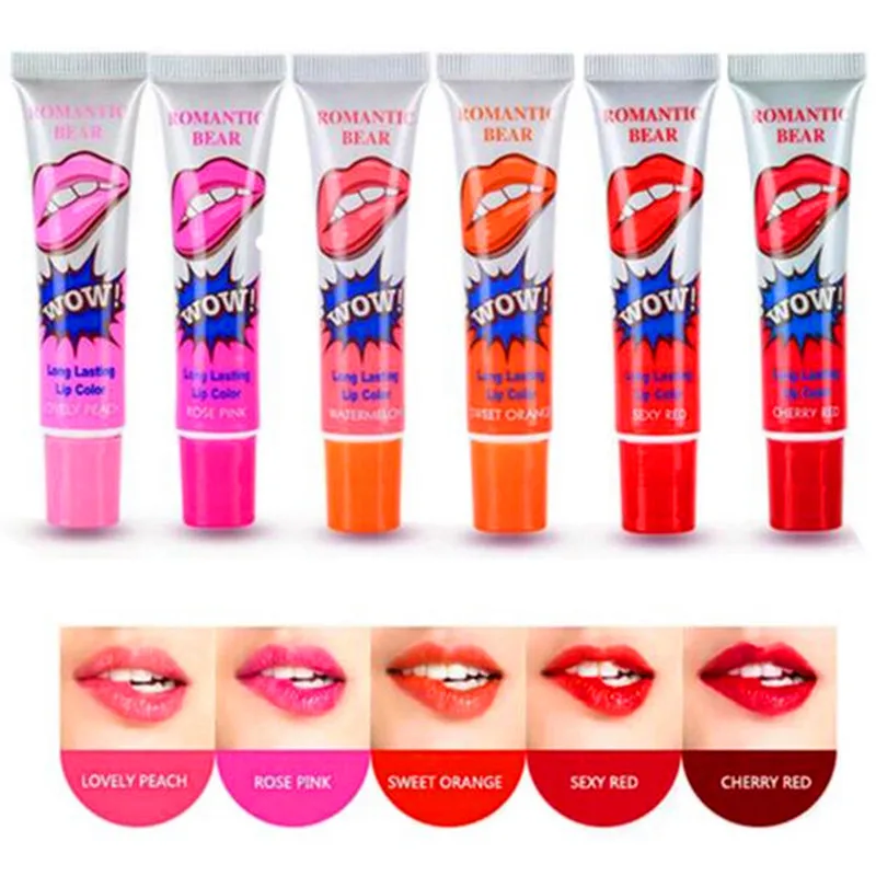 Brand New Moisturizer Waterproof Lipstick Famous Beauty Red Wow Matte Makeup Tear Pull Lip Gloss Liquid Magic Tearing Cosmetic Brand New Moisturizer Waterproof Lipstick Famous Beauty Red Wow Matte Makeup Tear Pull Lip Gloss Liquid Magic Tearing Cosmetic
