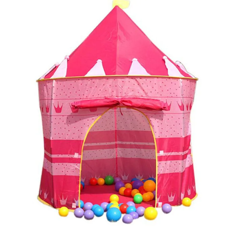 

Outdoor Tent Prince Princess Castle Children's Toy Tent Indoor Game Folding Baby Crawling house