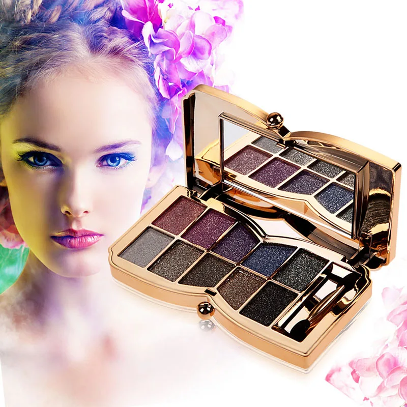 

Professional Eye Makeup Set Diamond Eyeshadow Palette Matte 10 Colors Nude Eye Shadows Matte Cosmetic Brush Makeup Set