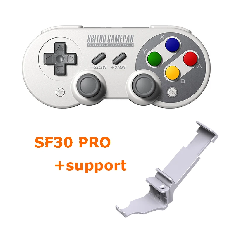 8bitdo SN/SF30 Pro геймпад Для nintendo переключатель оконные рамы MacOS Android пульт дистанционного управления Джойстик вибрации Беспроводной с контроллером и поддержкой Bluetooth - Цвет: SF30 PRO