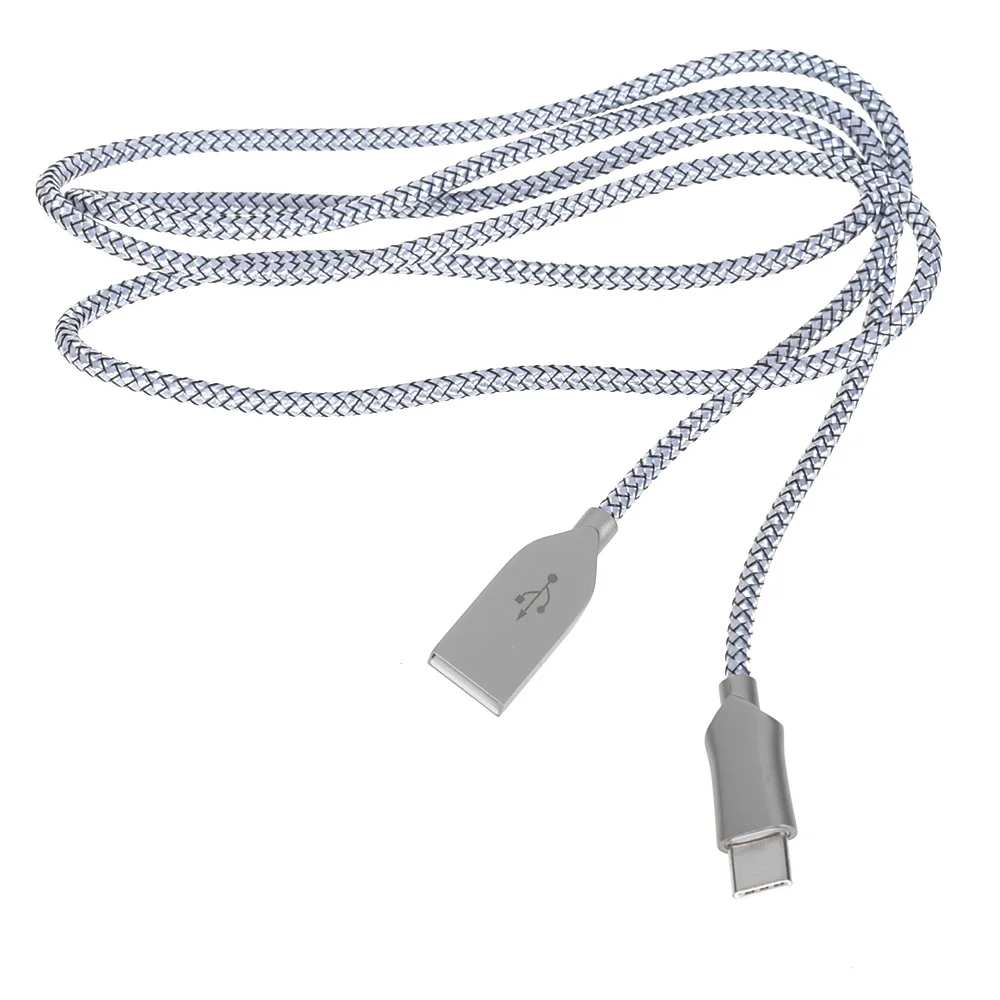 

2.4A Zinc Alloy Micro USB/Type C/IOS Fast Charging Charger Data Sync Cable Cord