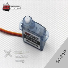 4pcs lot GOTECK GS 3707 0 5 0 7 kg cm plastic gear Mini Micro Analog