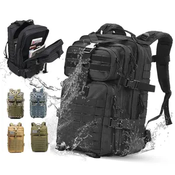 

45L Large Capacity Man Army Tactical Backpacks Military Assault Bags Outdoor 3P EDC Molle Pack For Trekking Camping Hunting Bag