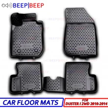 Для Renault Duster 2WD 2010- автомобильные Затопленные коврики ковры Авто Пол пылезащитный нескользящий автомобильный Стайлинг украшение интерьера