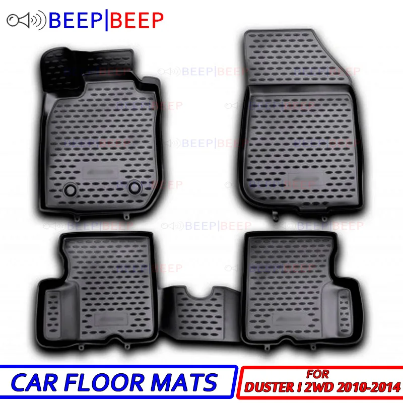 

For Renault Duster 2WD 2010-2015 car floot mats carpets auto floor dustproof skidproof car styling interior decoration