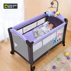 Многофункциональный манеж складная кроватка детская кровать с москитной сеткой ребенка трансформер