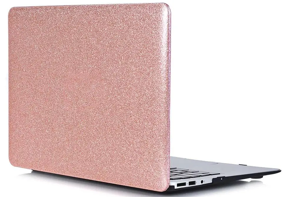 Золотой блестящий пластиковый жесткий чехол для Apple Macbook Air Pro 13 &quot15&quot retina Touch Bar