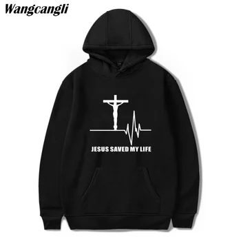 

Jesus Christians Hoodies Men/Women Autumn Winter Jesus Saved My Life Hoodie Sweatshirt Jesus Cross Jacket Coat Oversize 4XL