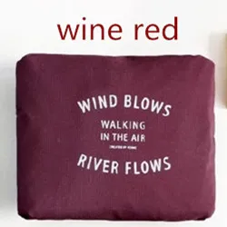Новая модная дорожная сумка, органайзер для хранения в багаже, чехлы для чемоданов, принадлежности для вещей - Цвет: Wine Red