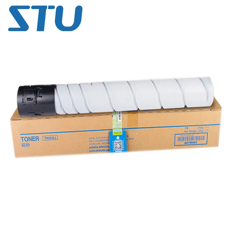 TN323  1PC New Original Black Toner Cartridge for Konica Minolta bizhub 227 287 367 BH 227 287 367