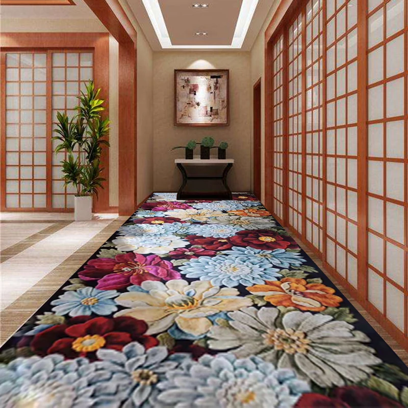 3D Творческий цветок дверь коврики завод ковры коврики для прихожей Спальня Гостиная Чай Таблица розового ковры Кухня Ванная комната полас, изготовленные на заказ