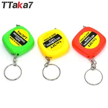 TTAKA7 портативный 1,0 м Выдвижная линейка сантиметр/дюйм рулетка мини линейка Красочный милый дизайн метрический калькулятор инструменты