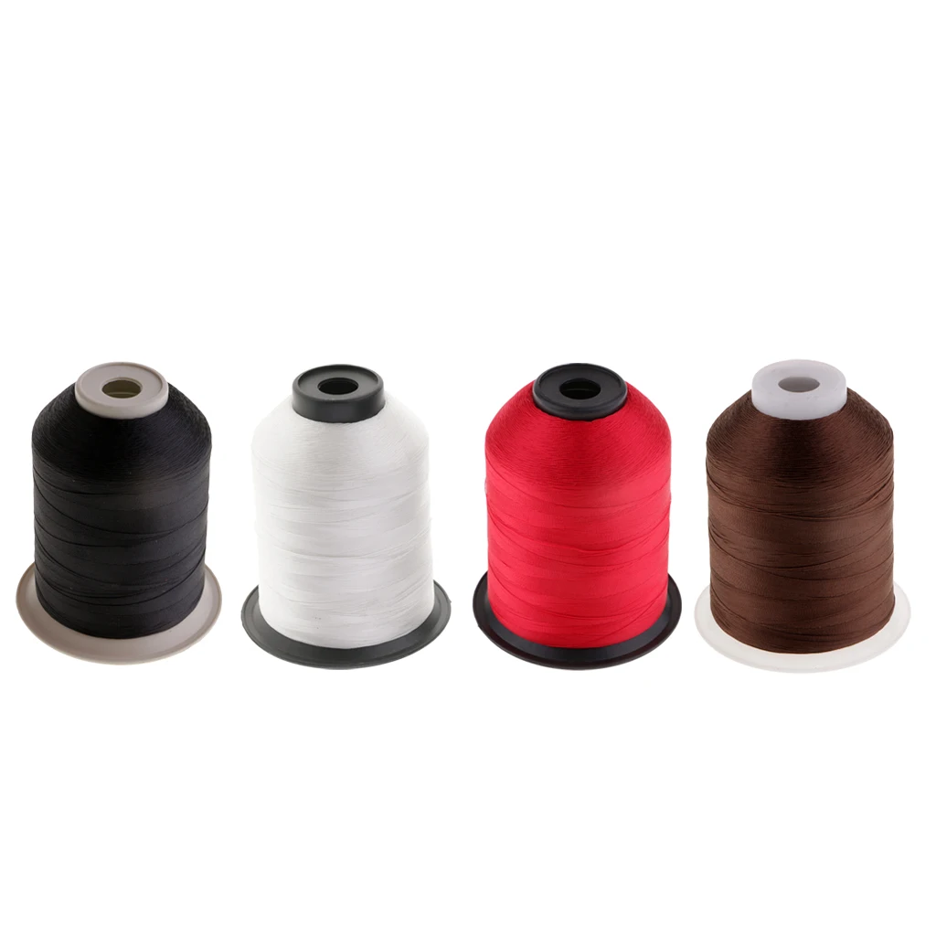 Durable Nylon Whipping Wrapping Thread for Fishing Rod Ring Guides 2187 Yds Black/ White/ Red/ Brown Fishing Accessories