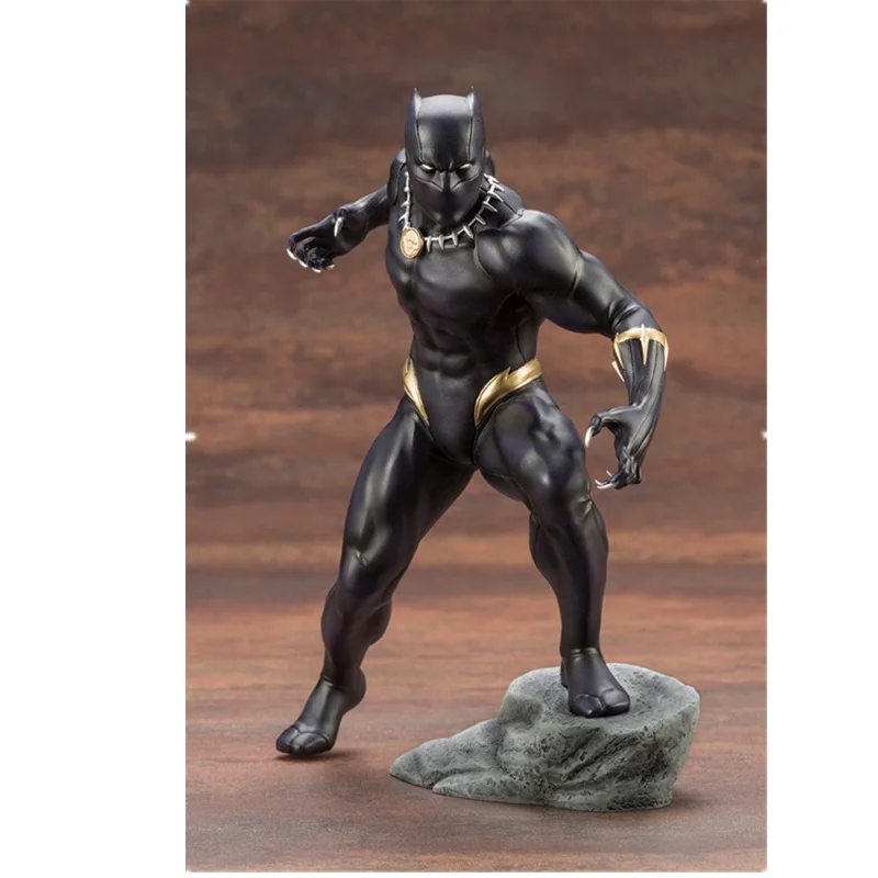 Marvel фигурки Мстители Черная пантера игрушки Kotobukiya Artfx Статуя Модель для детей
