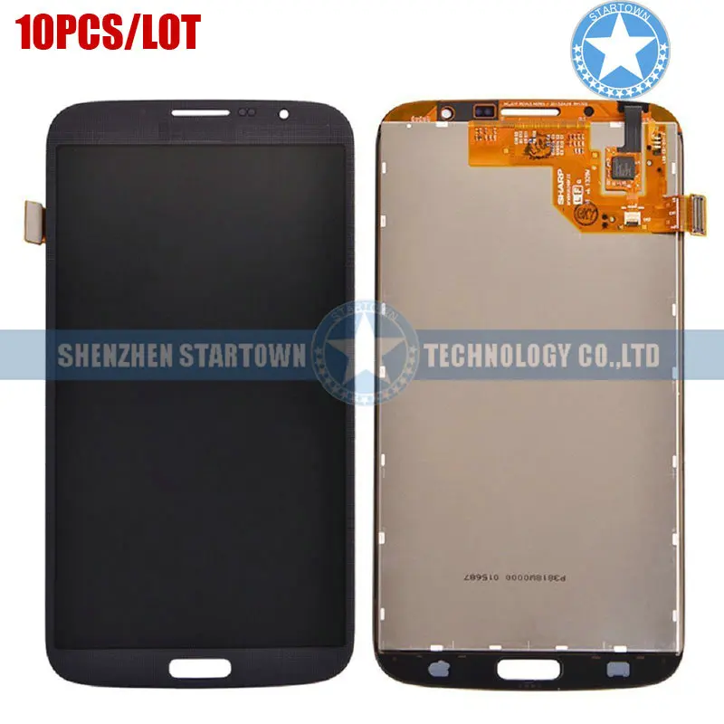 10 шт./лот синяя Замена для Samsung Galaxy Mega 6 3 I527 I9200 I9205 передняя стеклянная линза