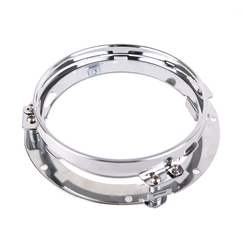 7 inch Round Motorcycle Led Headlight Mounting Ring Bracket for Harley Davidson (1)