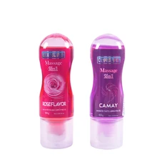 Rose Aroma Estimulante Lubricante y Aceite de Masaje Lubricante Íntimo para el Sexo 2 En 1 Gel Anal Lubricante Sexo Anal Sexuales lubricación O3