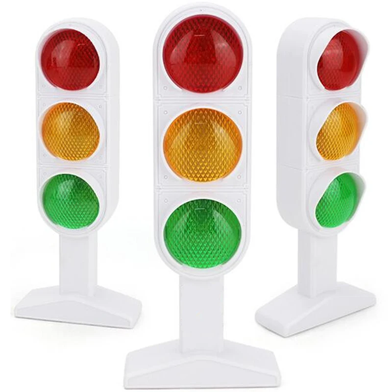 

Mini Electric Traffic Lights toy 24cm Road Signs Children Model Scene Simulation Teaching Child Traffic Light Signal Lamp Toys