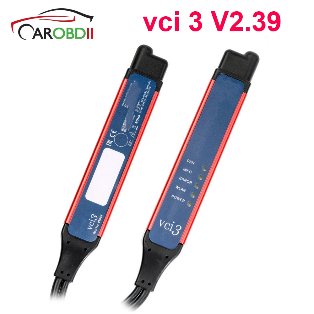 

Truck OBD Scanner Tools V2.39 VCI3 OBD2 Connector VCI3 Wifi Wireless Professional Truck Diagnostic Tool with SDP3 2.39 VCI 3