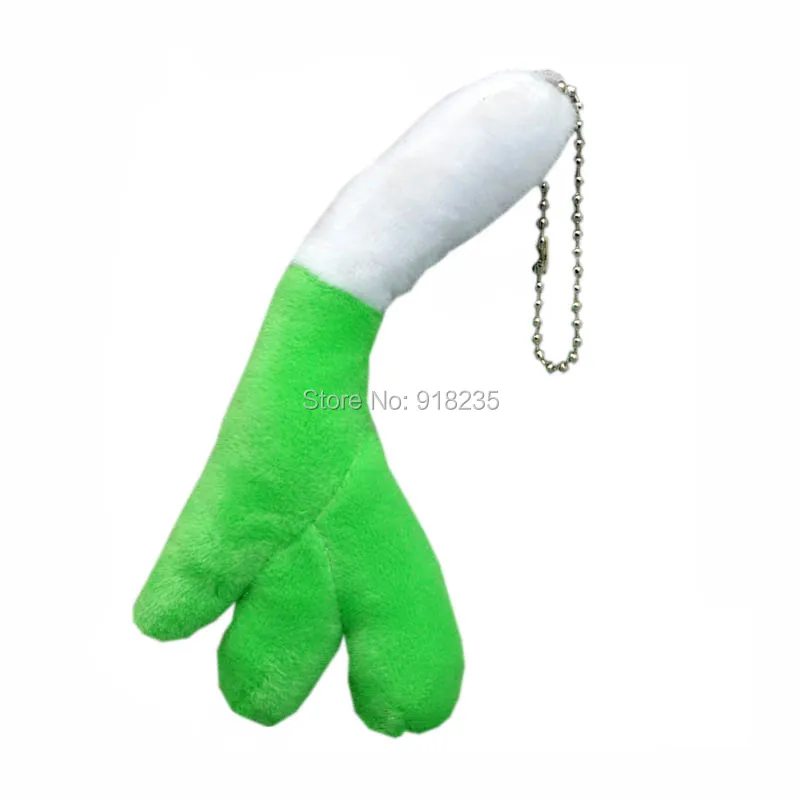 

New Miku Leek Spring Onions Keychain Soft Plush Scallion 5.5" Doll Toy PCXB