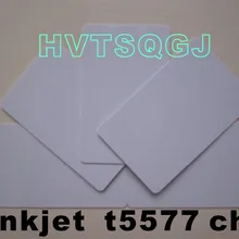 500 шт RFID 125 кГц струйная t5577 ПВХ карта смарт-ключа