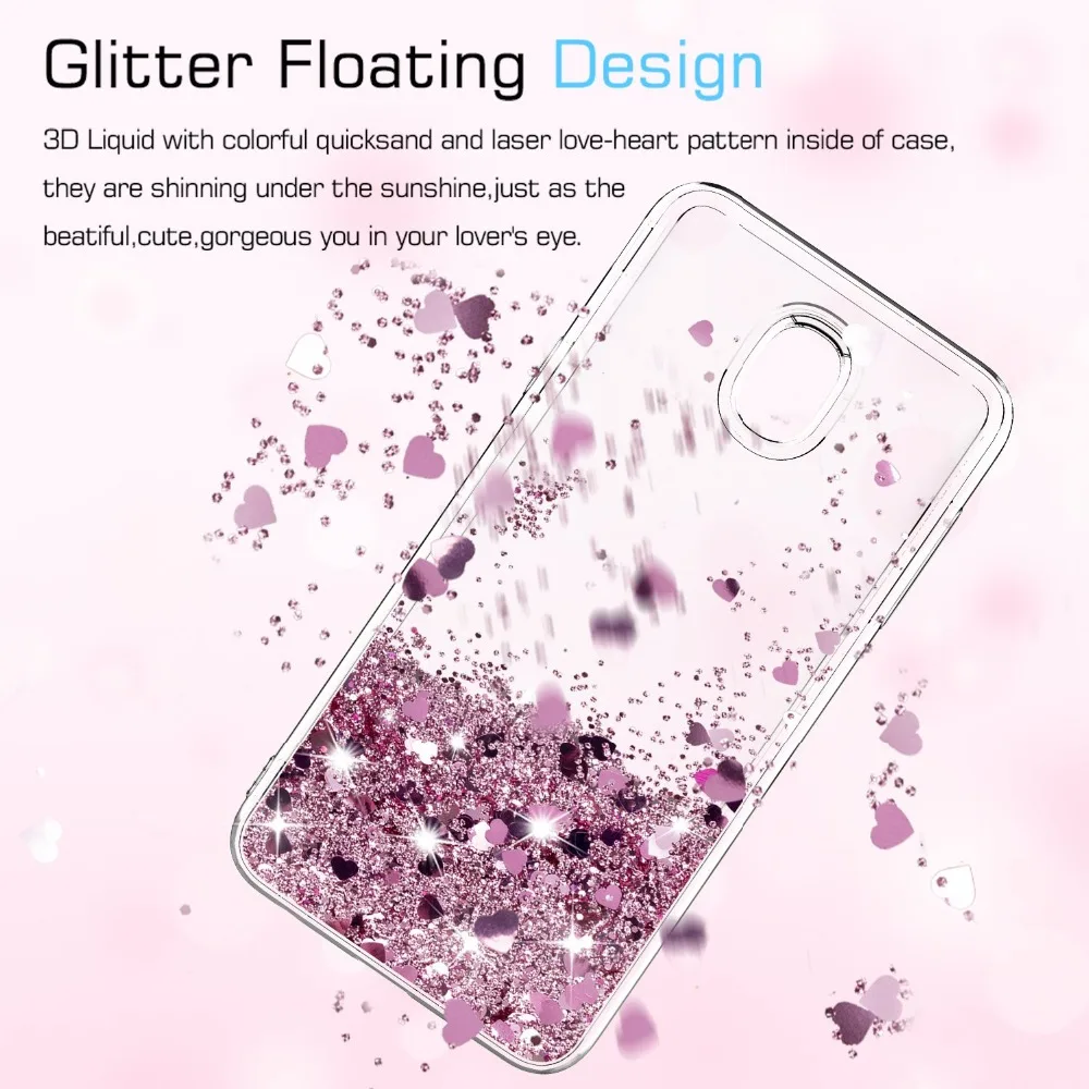 J7 2018 Case Liquid Glitter For Samsung Galaxy Samsung Galaxy J7 Refine J7 star J7 V Coque Dynamic Quicksand Star Soft TPU Cover (6)