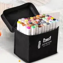 MING Юн 40/60/80/168 Цвет маркеры для анимации ручка Набор для рисования эскизные ручки для рисования на спиртовой основе товары для рукоделия с 6 подарки