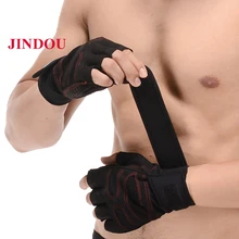 Я пара тяжелой атлетики Перчатки для фитнеса на открытом воздухе для мужчин тренировка половина пальцев перчатки дышащие тактические перчатки наручные защитные перчатки