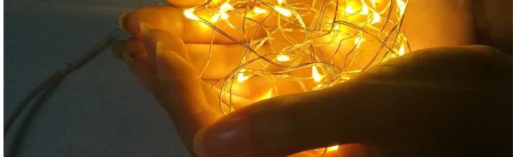 JULELYS 3 м 30 м USB гирлянда медная проволока гирлянды Рождественский светодиодный светильник украшение для спальни праздничные украшения для вечеринки, дня рождения