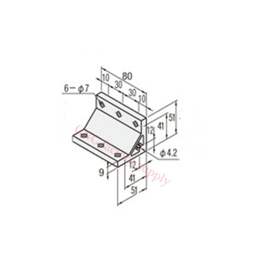 1pc  adapting 90 degree inscribed corner bracket angle connector EU standard 20/30/40/45/50/60/80 series Aluminum Profile parts