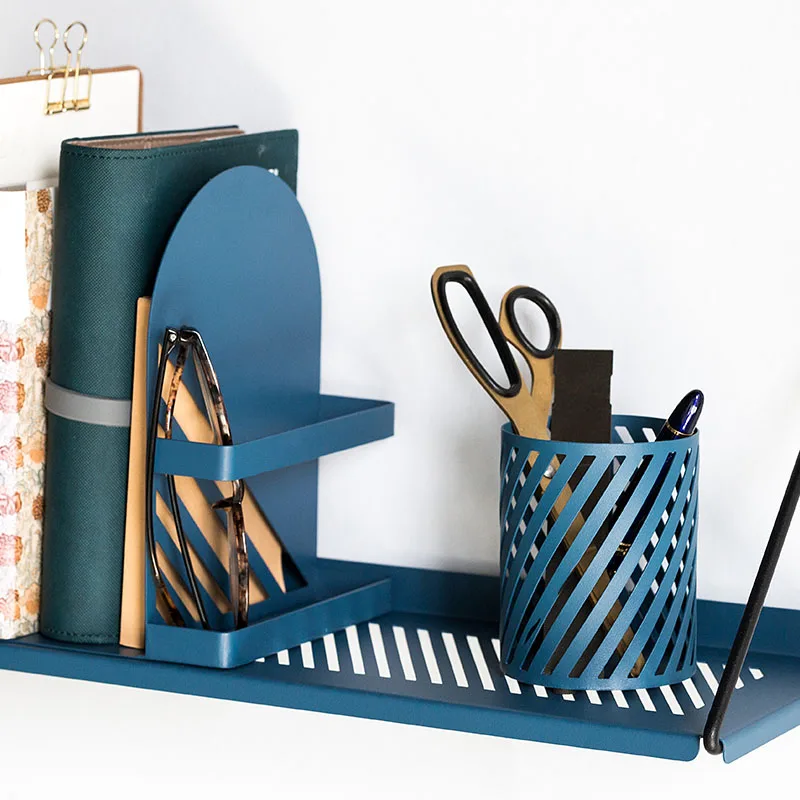 زوج معدن الاسكندنافية الحديثة مجلة newpaper نمط سلك حامل الجدول مكتب أشتات سلة التخزين مربع الصناعي عرض